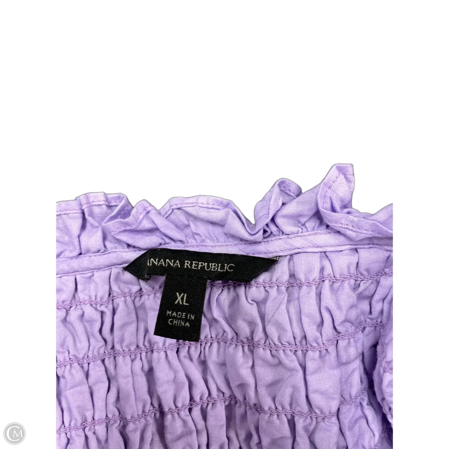 Dress Casual Midi By Banana Republic In Purple, Size: Xl