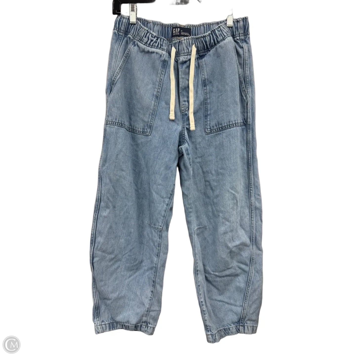 Jeans Wide Leg By Gap In Blue, Size: M