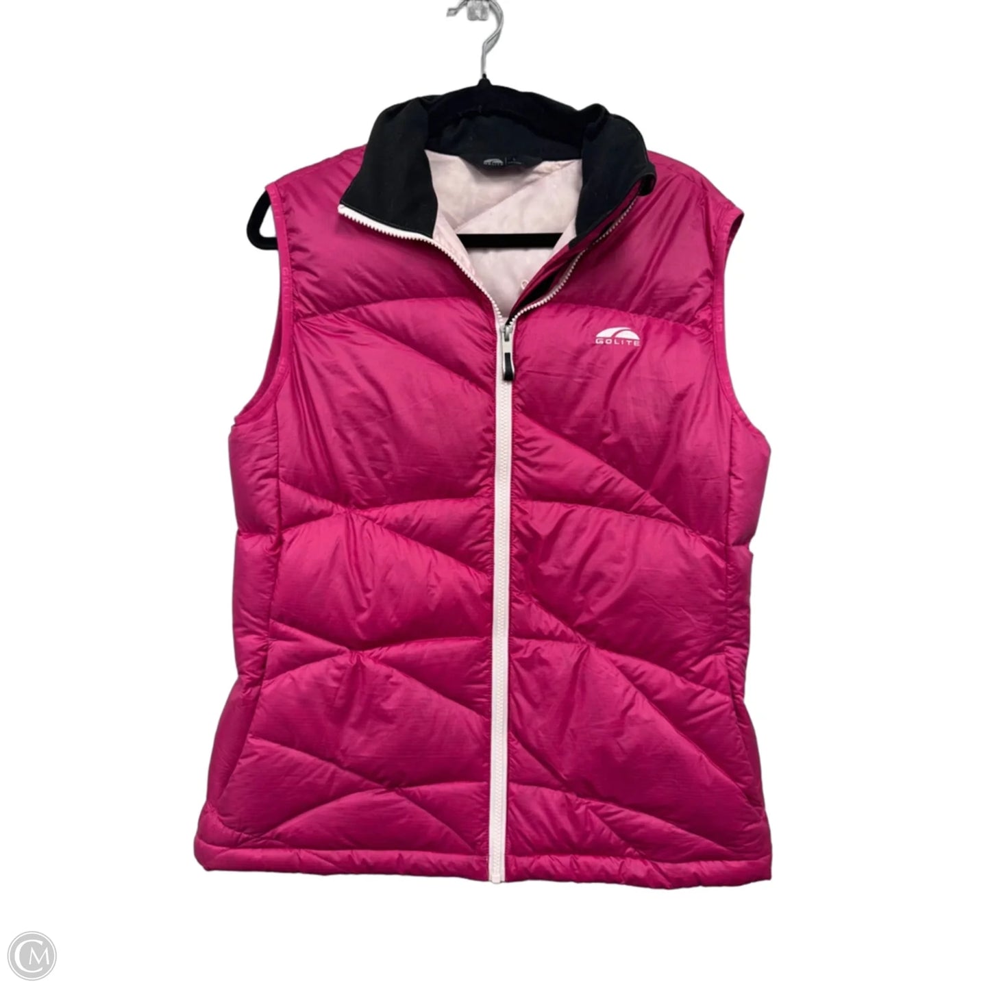 Vest Puffer & Quilted By Clothes Mentor In Pink, Size: L