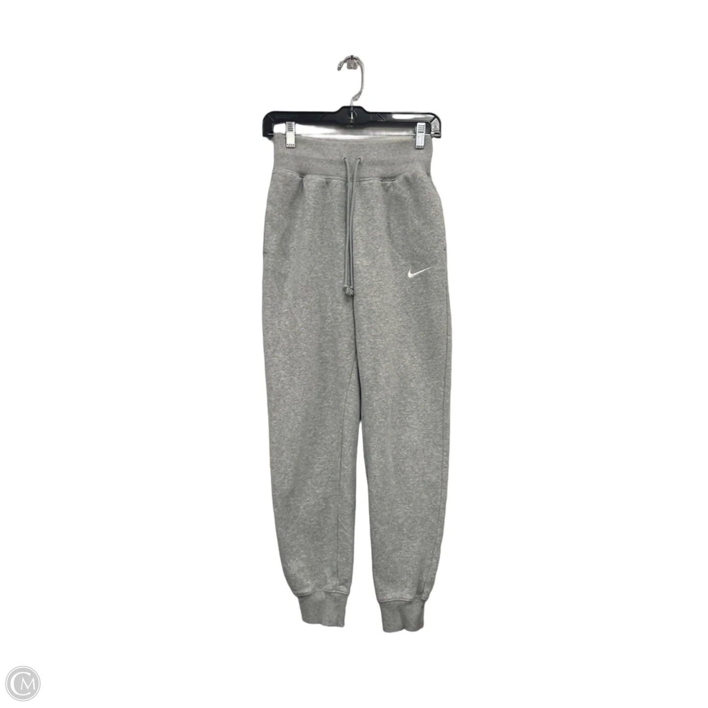 Athletic Pants By Nike Apparel In Grey, Size: Xs