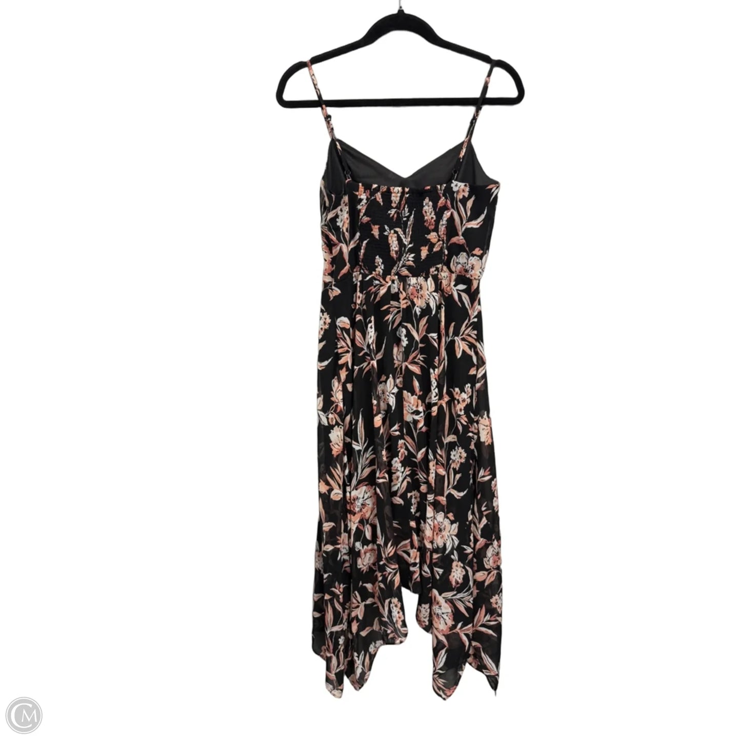 Dress Casual Midi By White House Black Market In Black & Pink, Size: 6