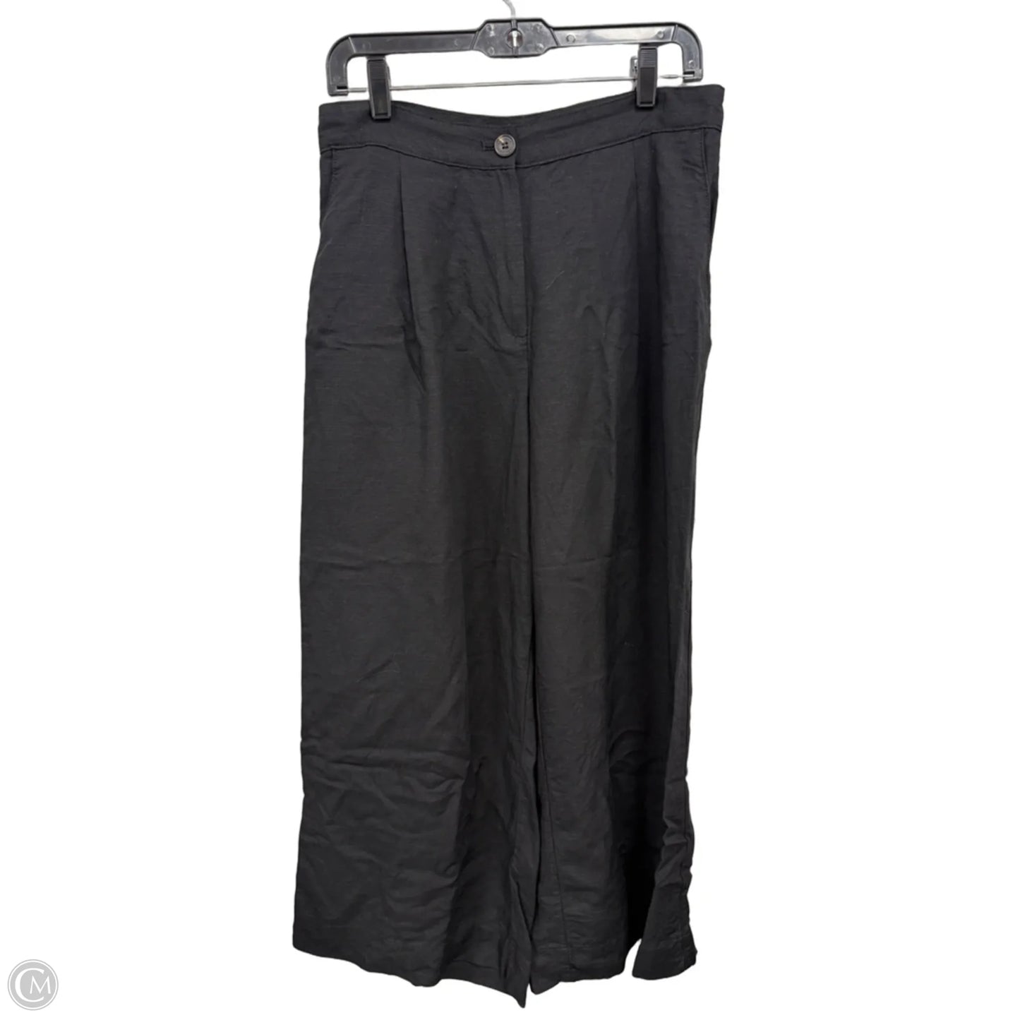 Pants Wide Leg By H&m In Black, Size: 8