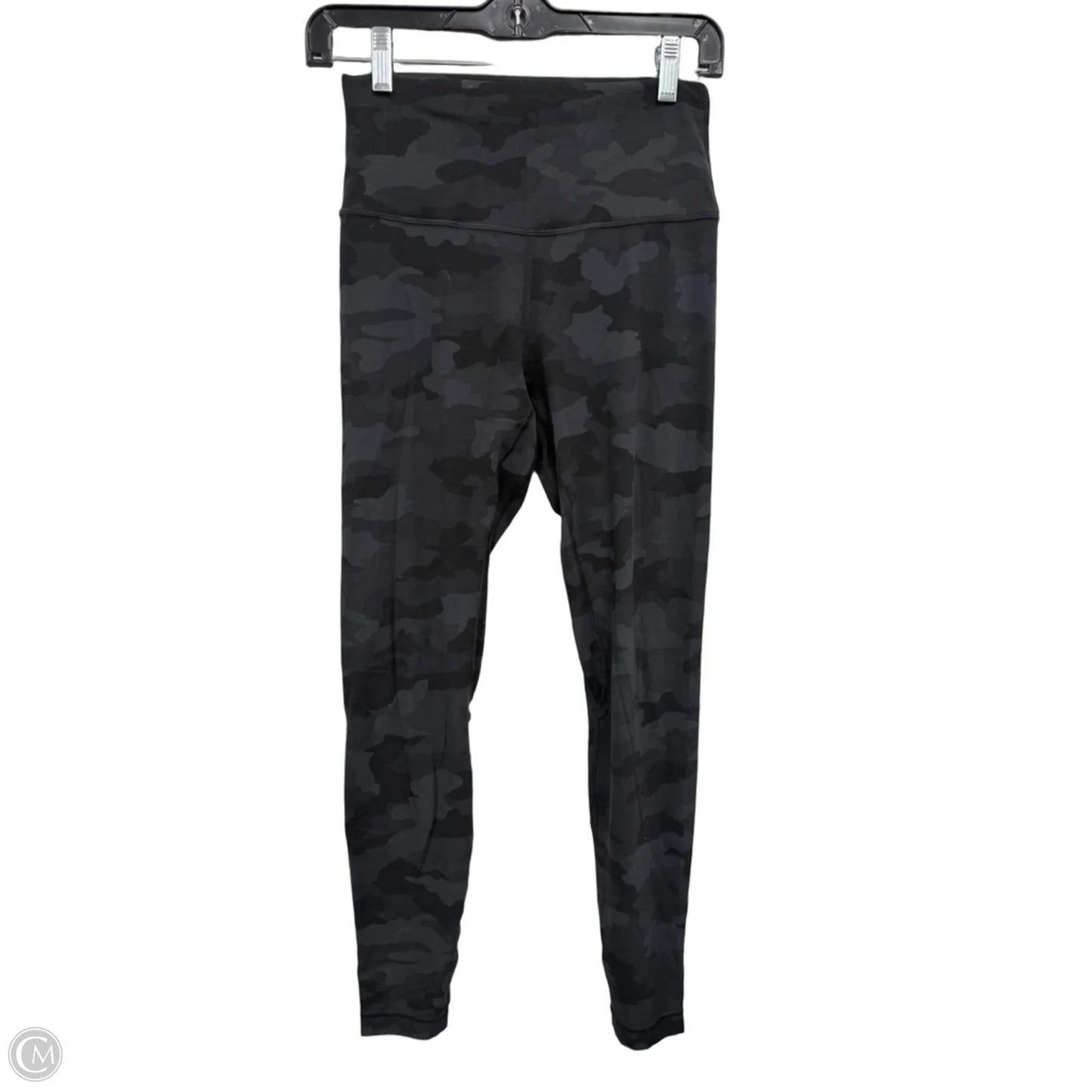 Athletic Leggings By Lululemon In Black & Grey, Size: 6