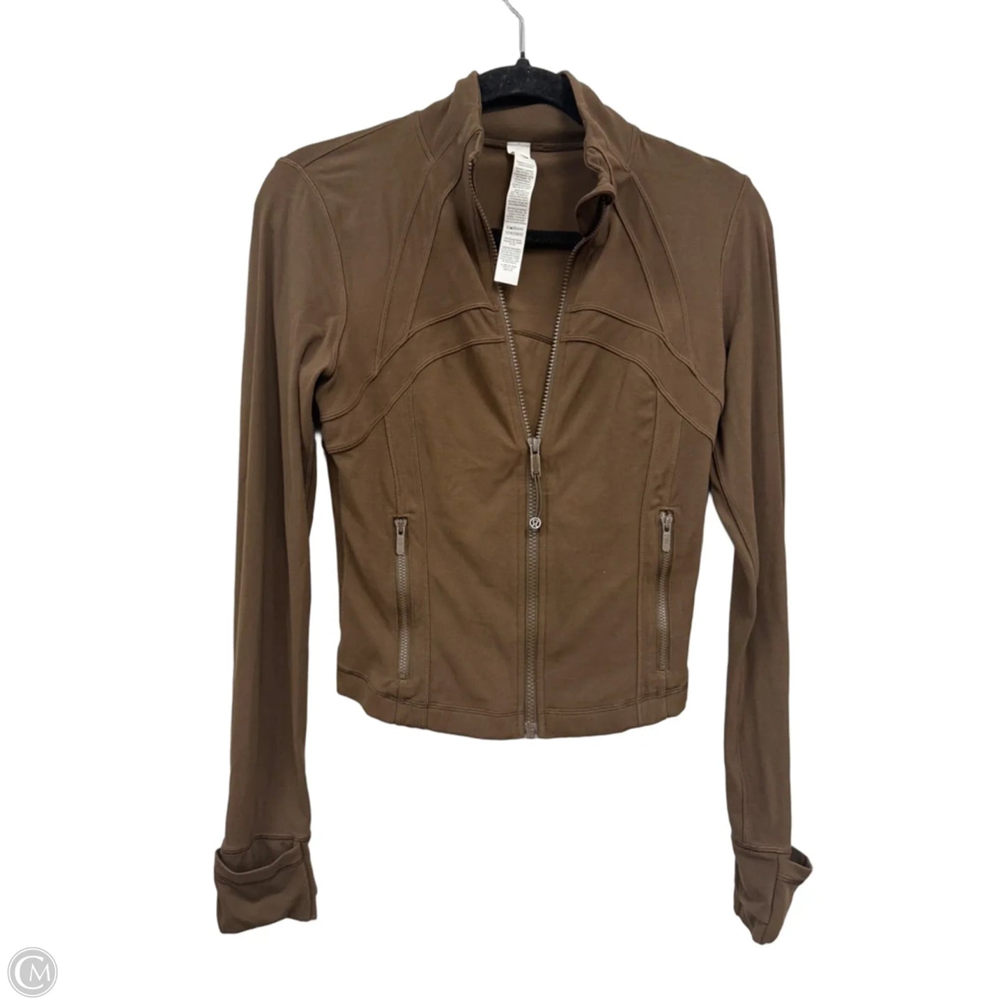 Athletic Jacket By Lululemon In Brown, Size: 6