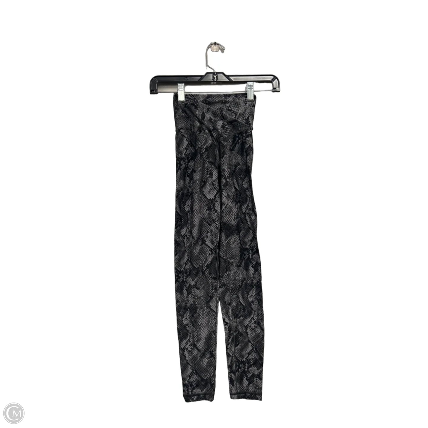 Athletic Leggings By Offline In Black & Grey, Size: Xs