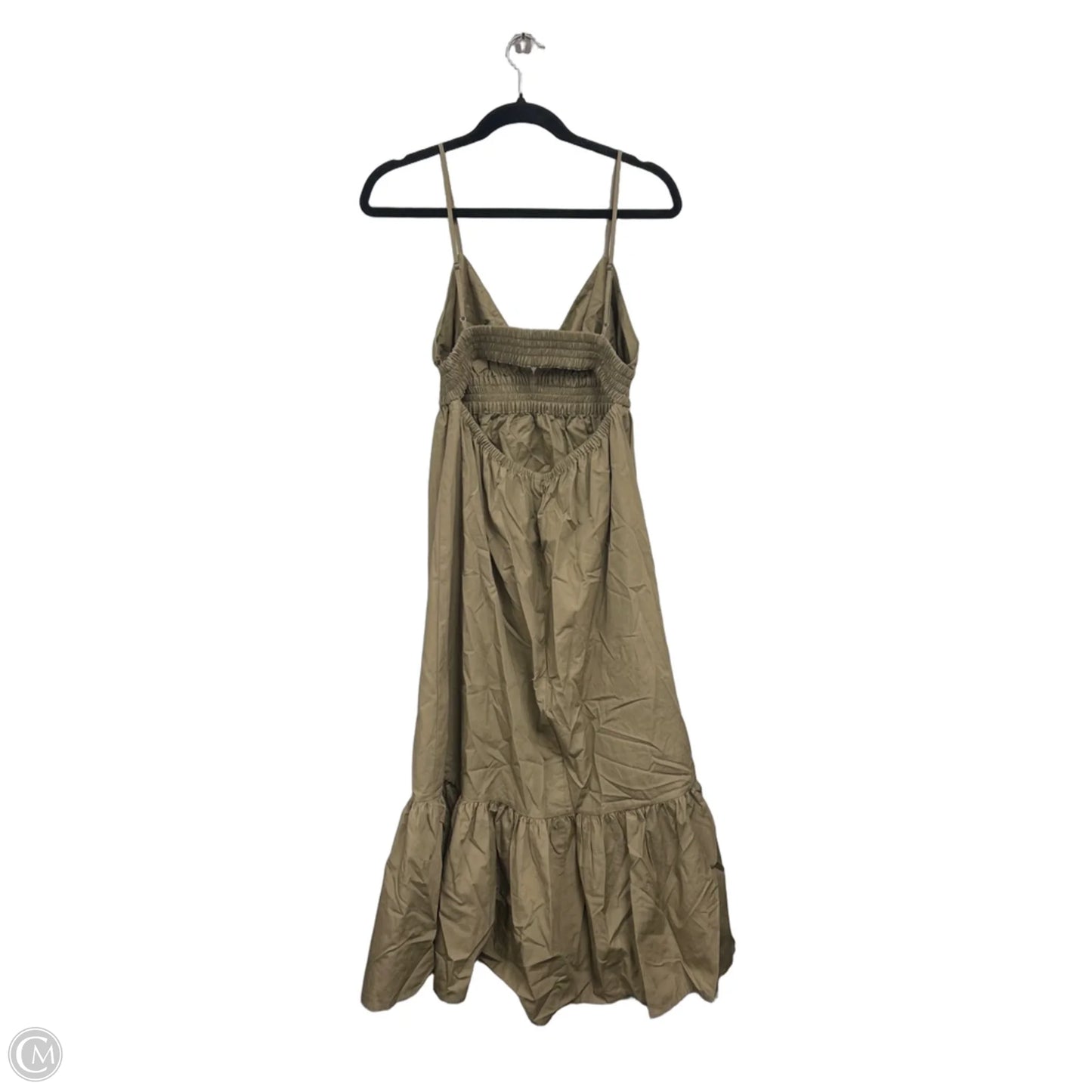 Dress Casual Midi By Banana Republic In Tan, Size: Mp