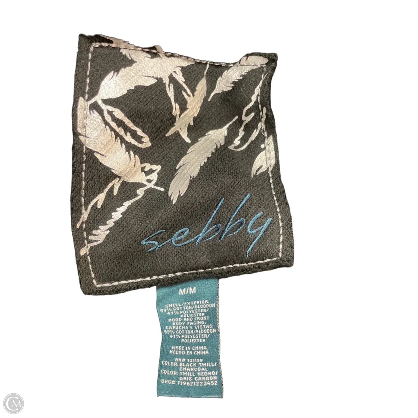 Jacket Other By Sebby In Black & Grey, Size: M