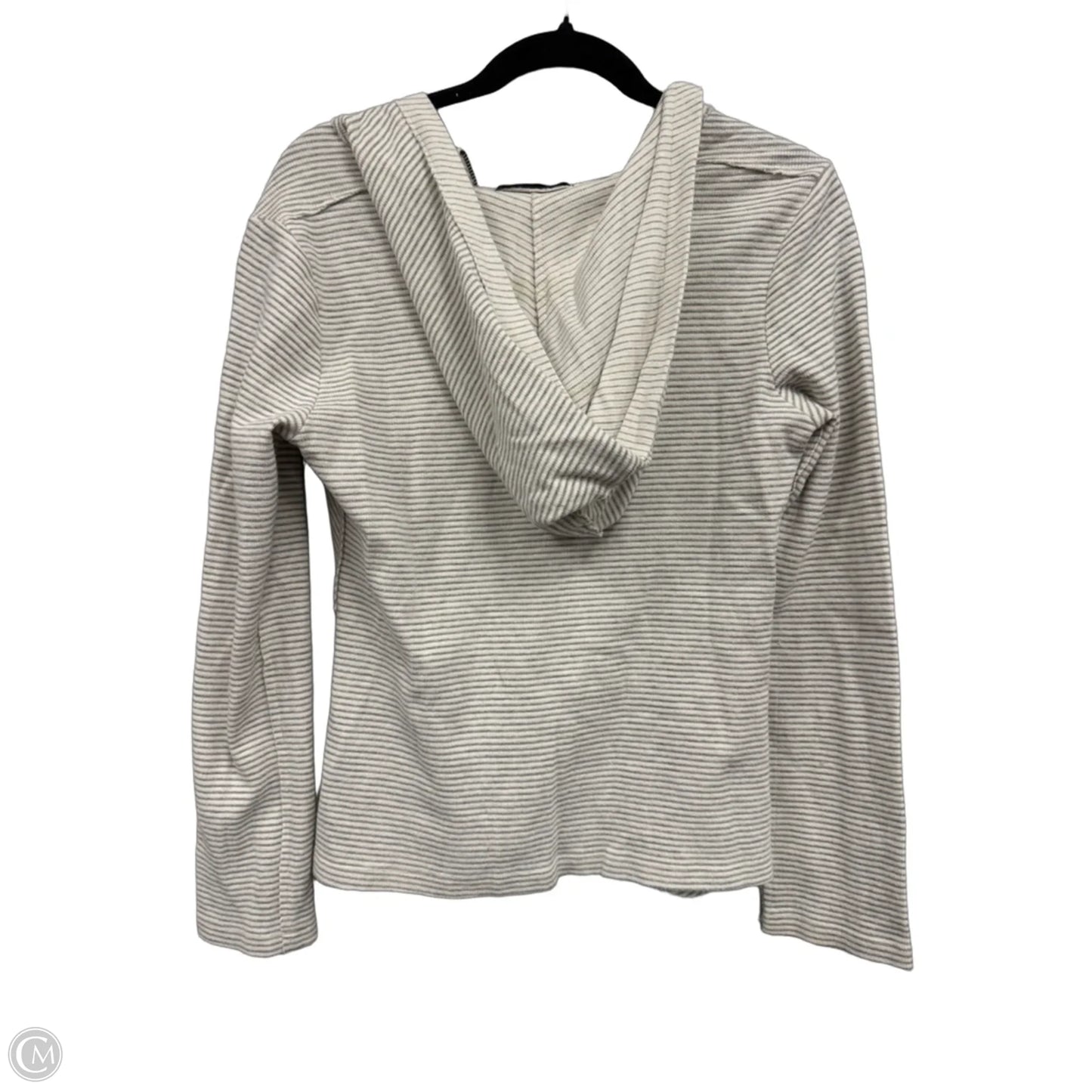 Top Long Sleeve By People Like Frank In Cream & Grey