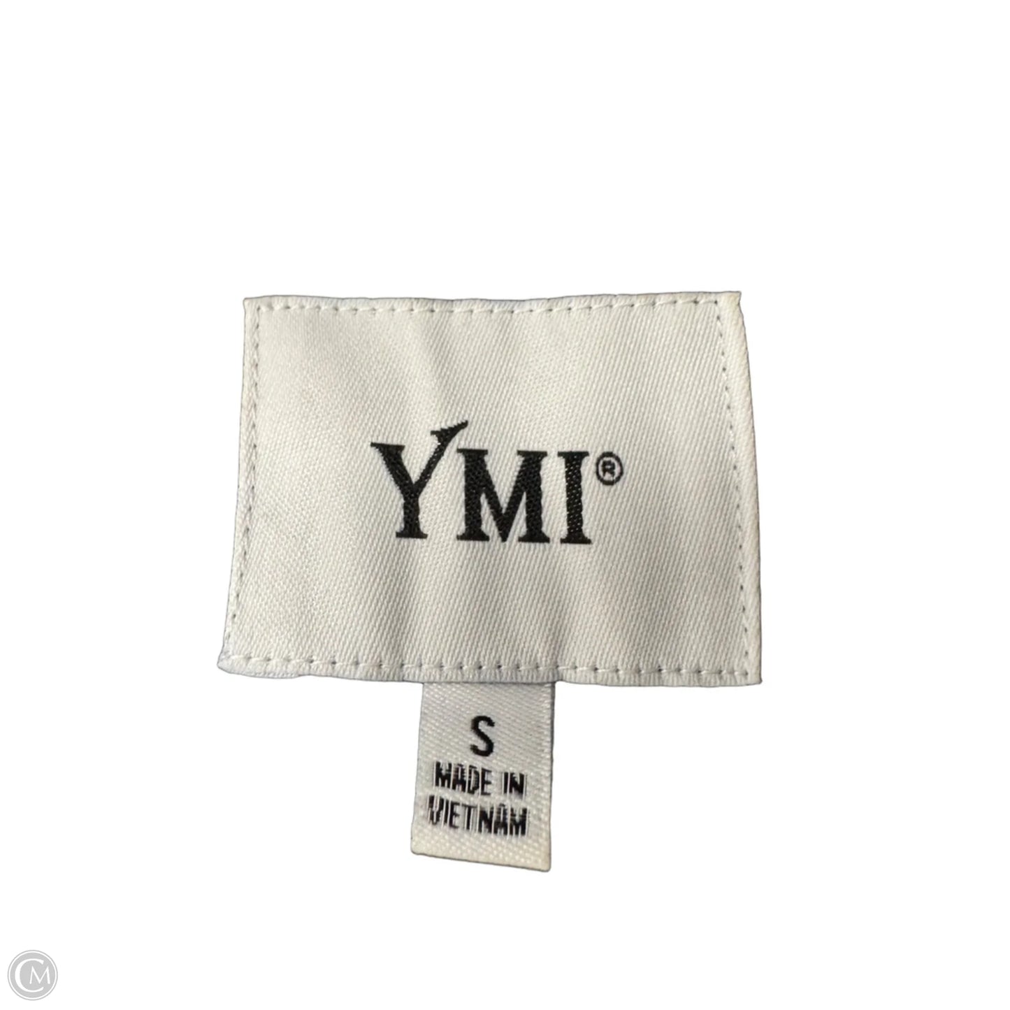 Jacket Shirt By Ymi In Black & Blue, Size: S