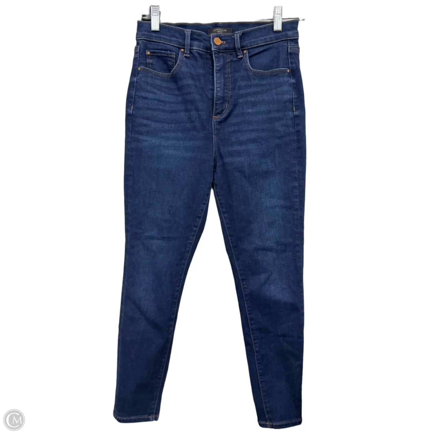 Jeans Skinny By Ann Taylor In Blue, Size: 8p