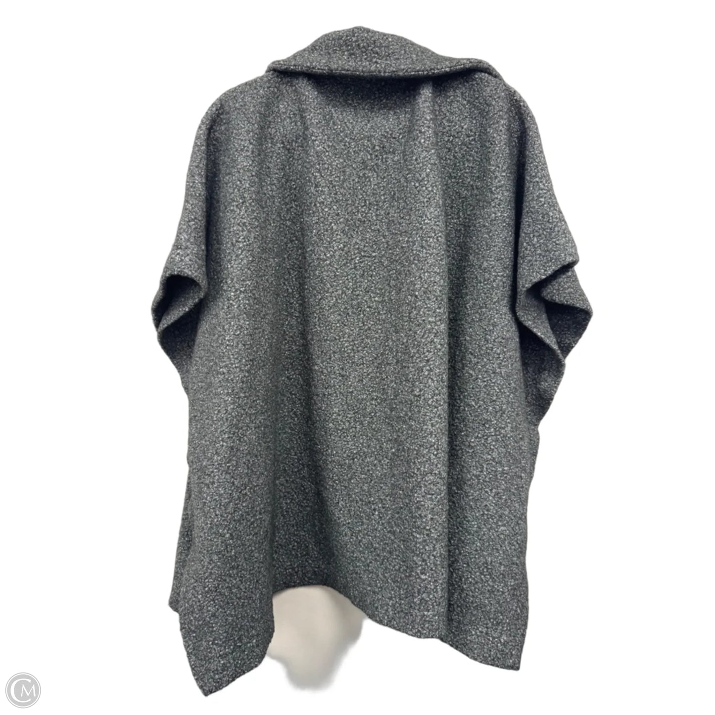 Poncho By Clothes Mentor In Grey, Size: S