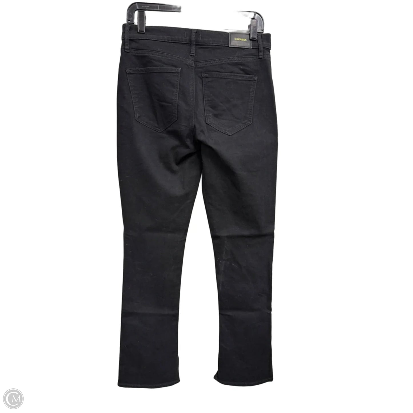 Jeans Flared By Express In Black, Size: 8