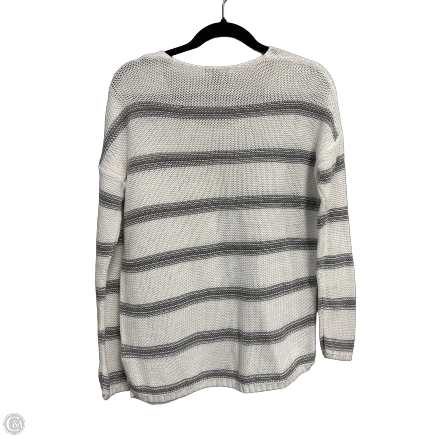 Sweater By Gap In Grey & White, Size: M