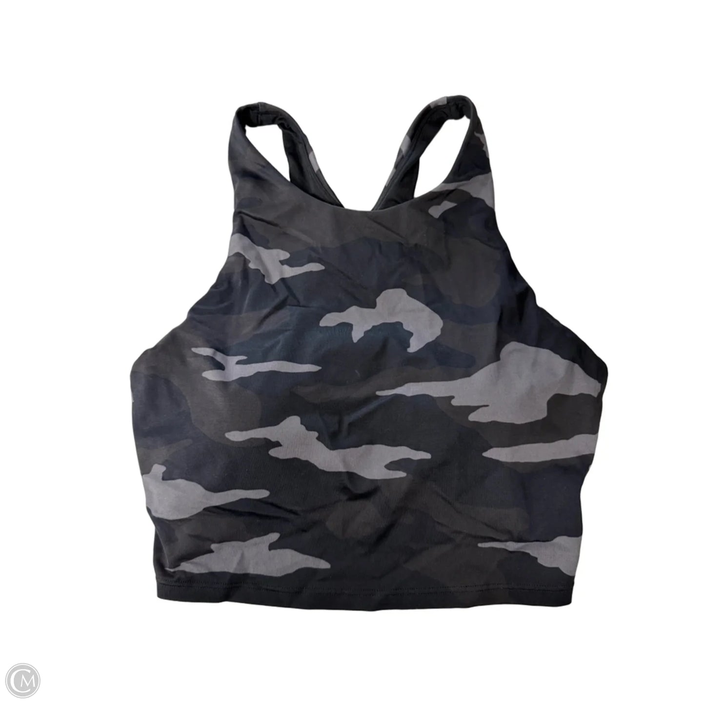 Athletic Bra By Athleta In Black & Grey, Size: S