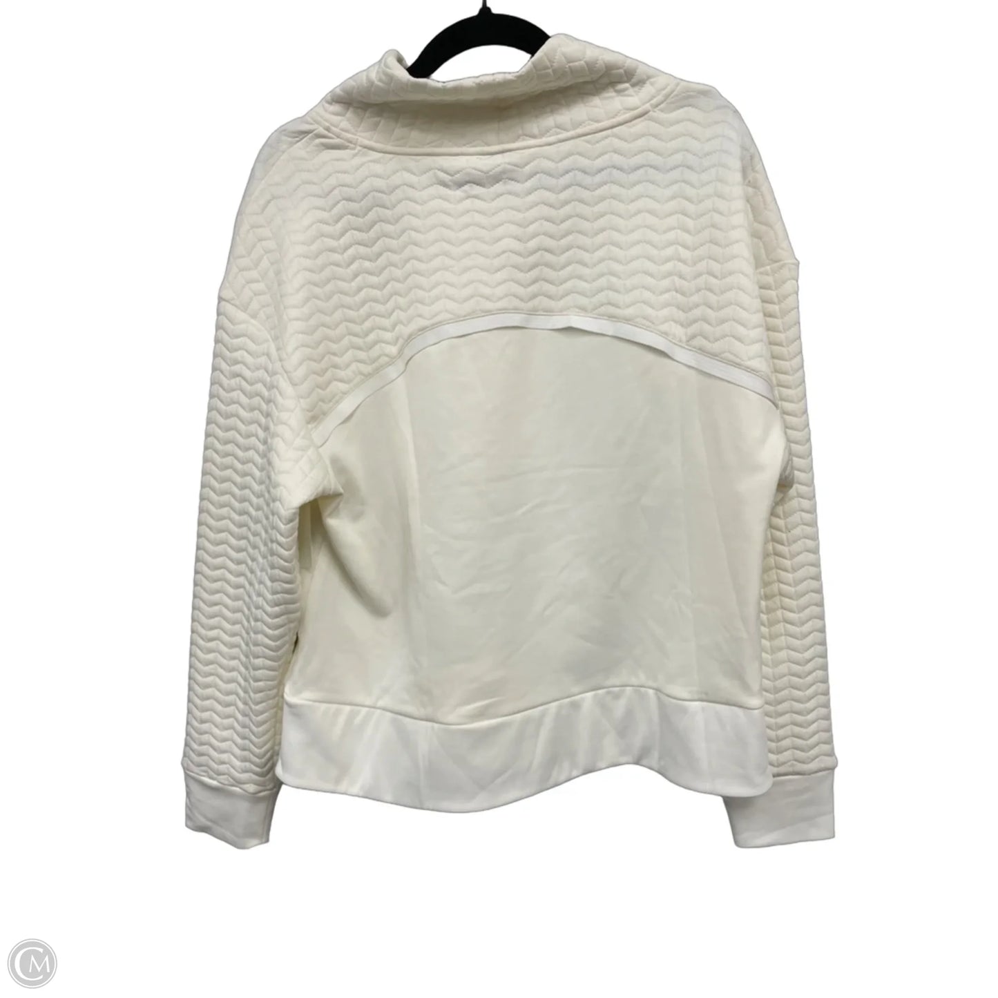 Sweatshirt Collar By Layer 8 In Cream, Size: Xl