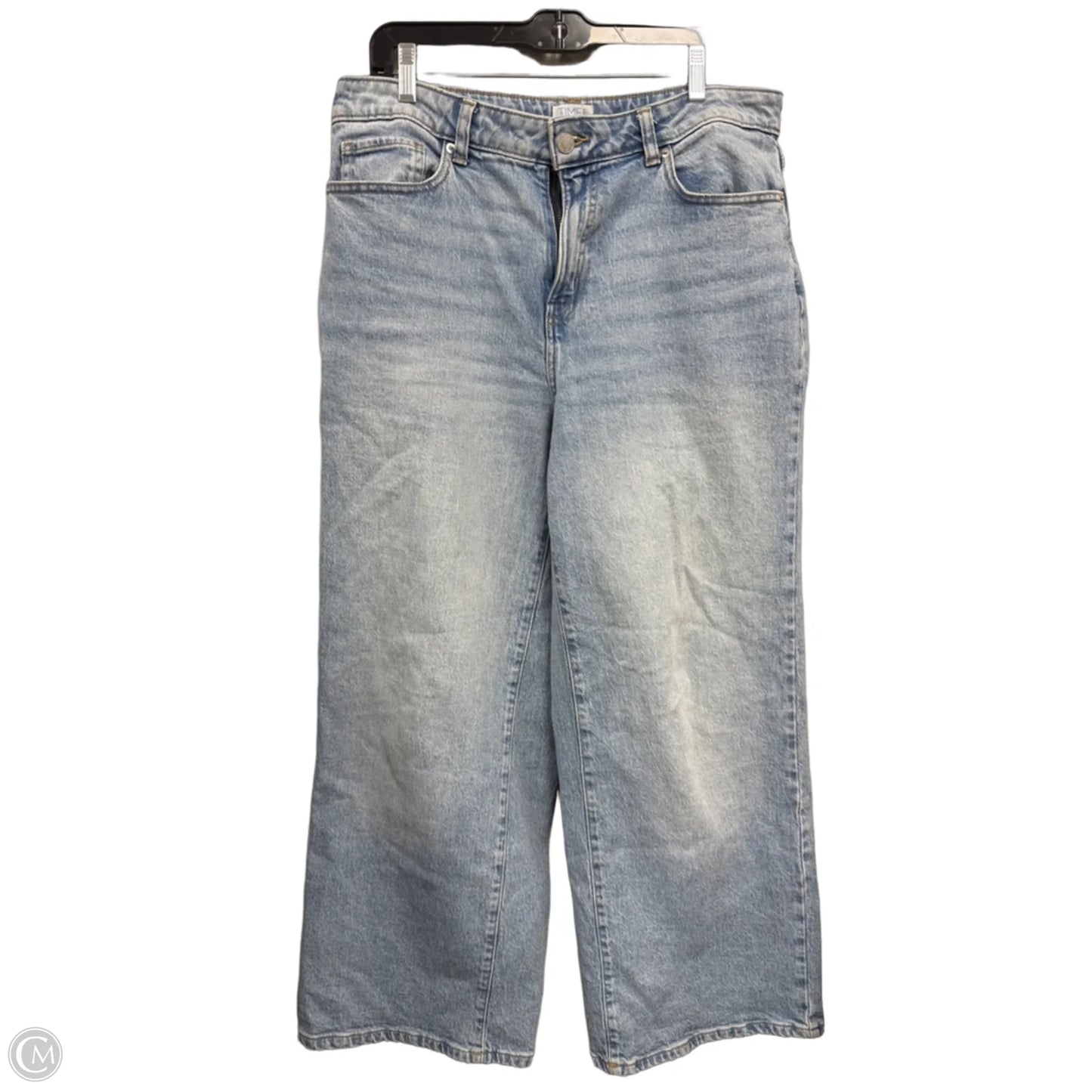 Jeans Wide Leg By Time And Tru In Blue, Size: 12