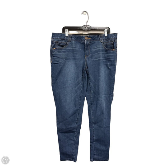 Jeans Skinny By Democracy In Blue, Size: 16