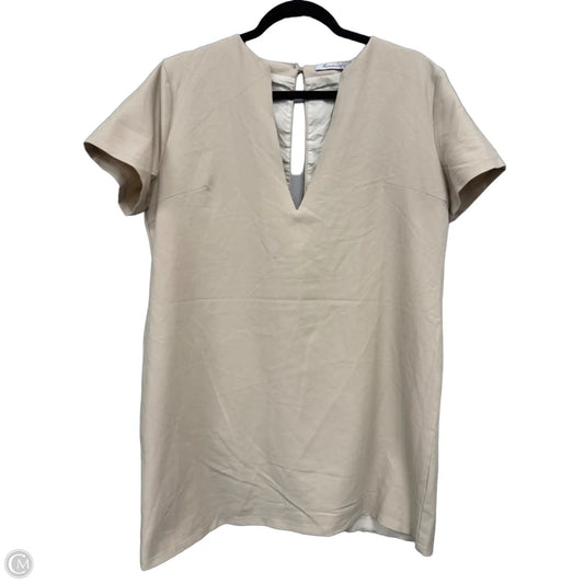 Dress Casual Short By Clothes Mentor In Tan, Size: L