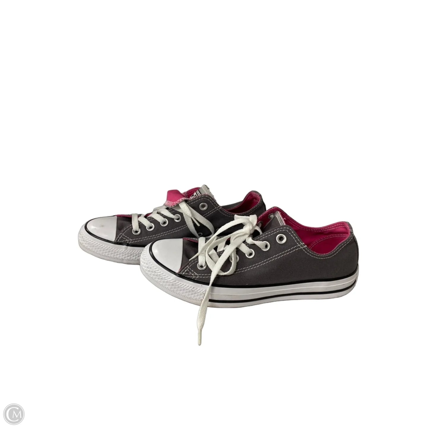 Shoes Sneakers By Converse In Grey & Pink, Size: 7.5