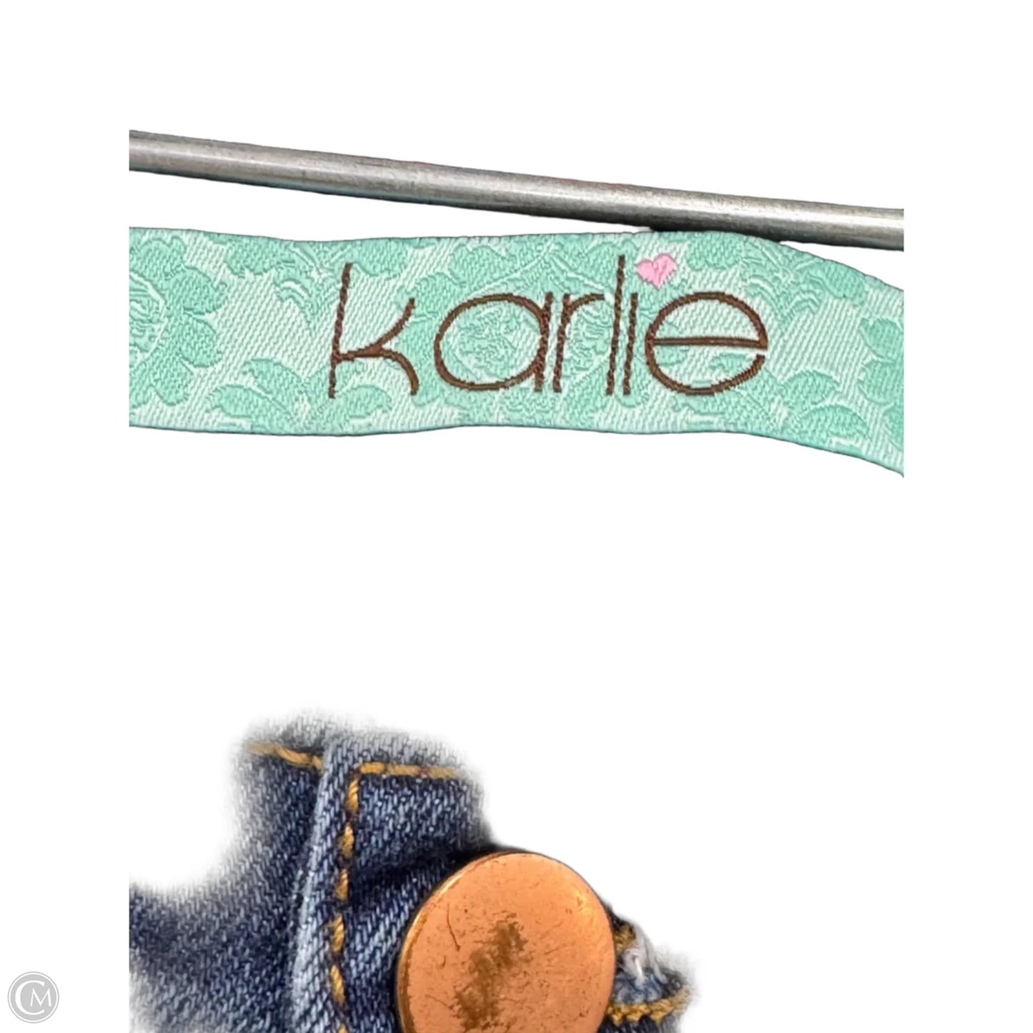 Jeans Skinny By Karlie In Blue, Size: 4