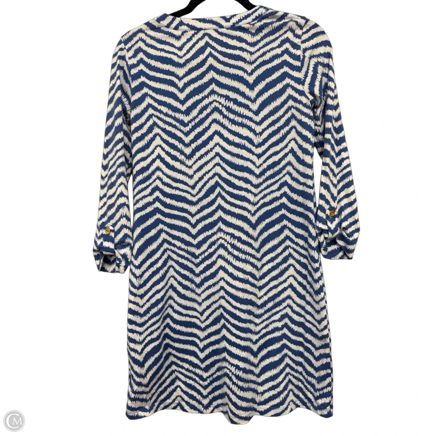 Dress Designer By Lilly Pulitzer In Blue & White, Size: Xs