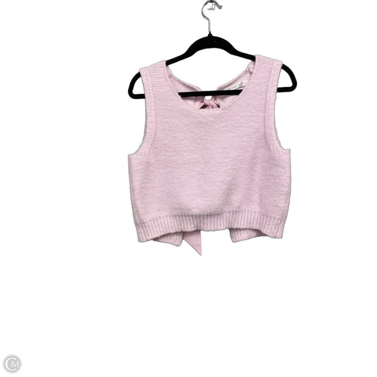 Sweater Short Sleeve By Altard State In Pink, Size: S