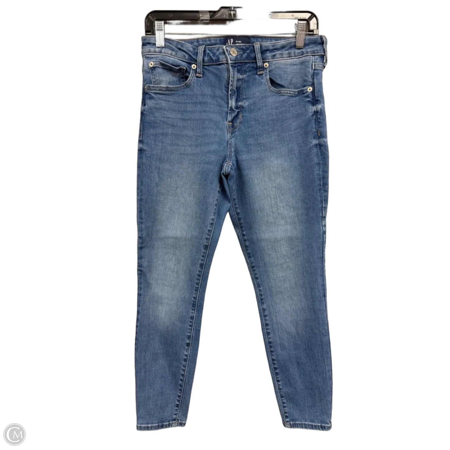 Jeans Skinny By Gap In Blue, Size: 10