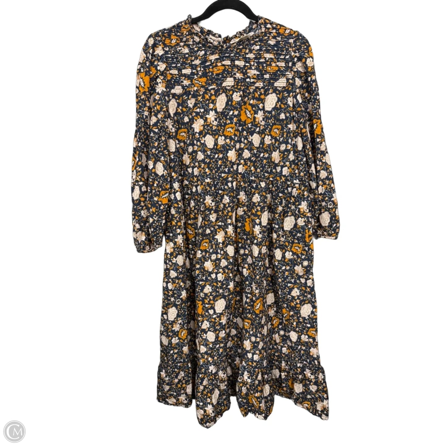 Dress Casual Midi By Universal Thread In Black & Orange, Size: Xl