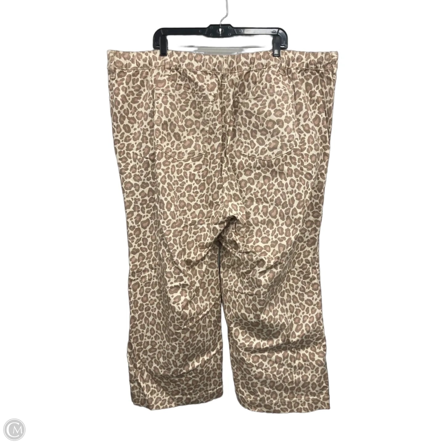 Pants Wide Leg By Torrid In Cream & Tan, Size: 4x