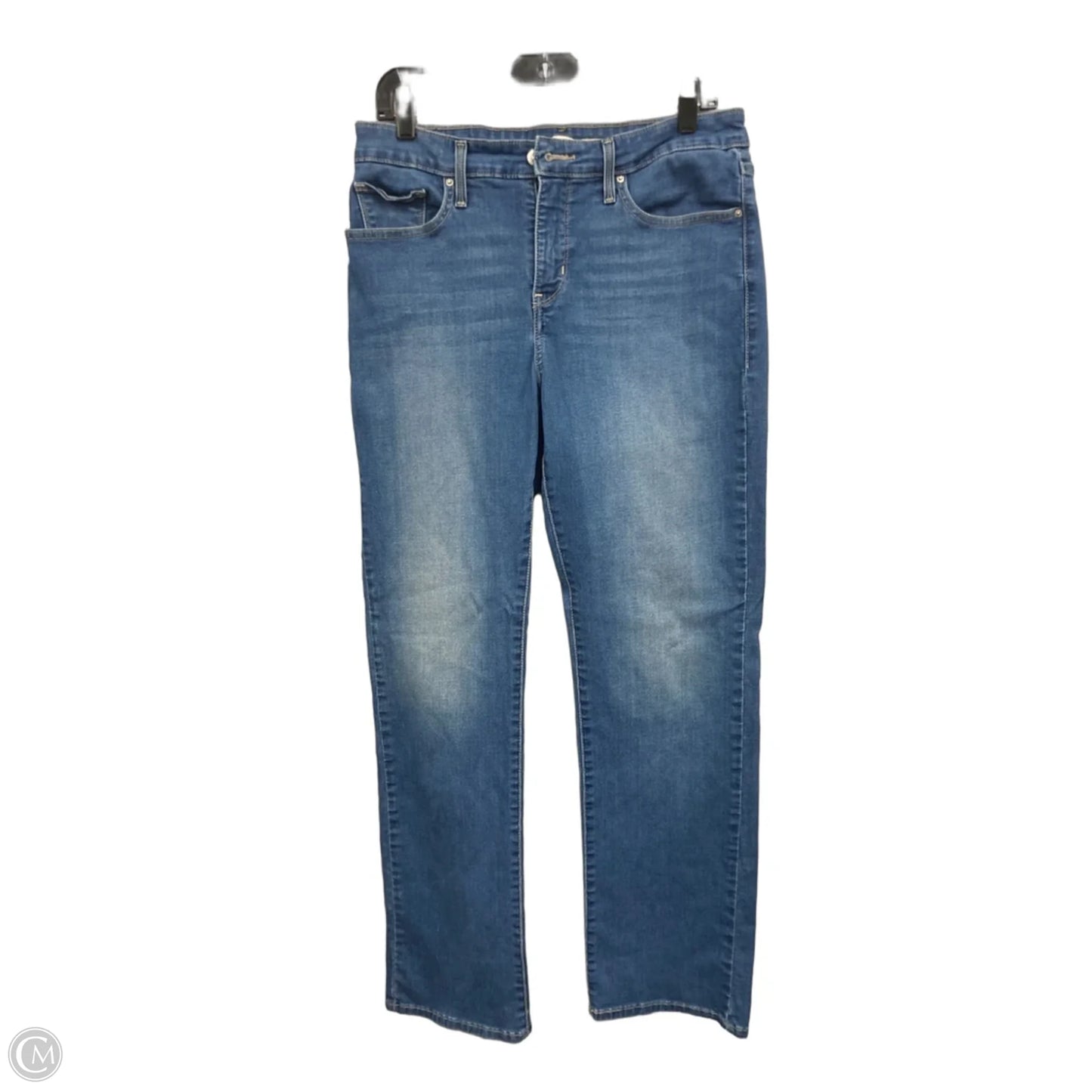 Jeans Straight By Levis In Blue, Size: 16