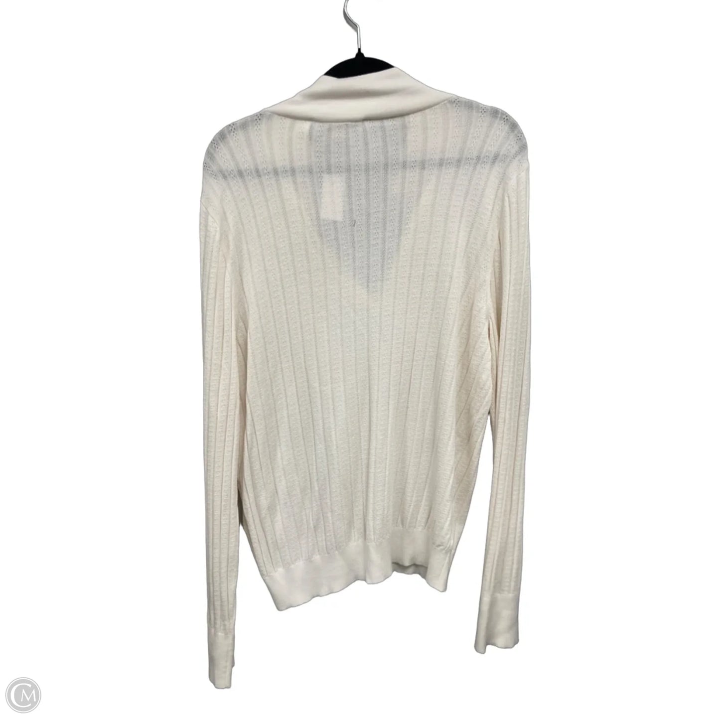 Sweater By Loft In Cream, Size: Xxl