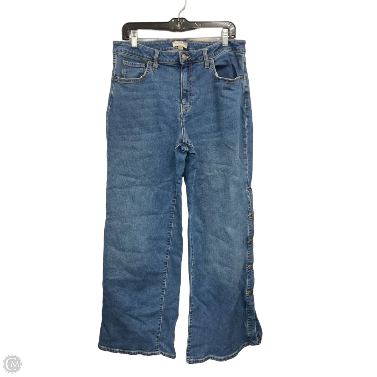 Jeans Wide Leg By Target-designer In Blue, Size: 14