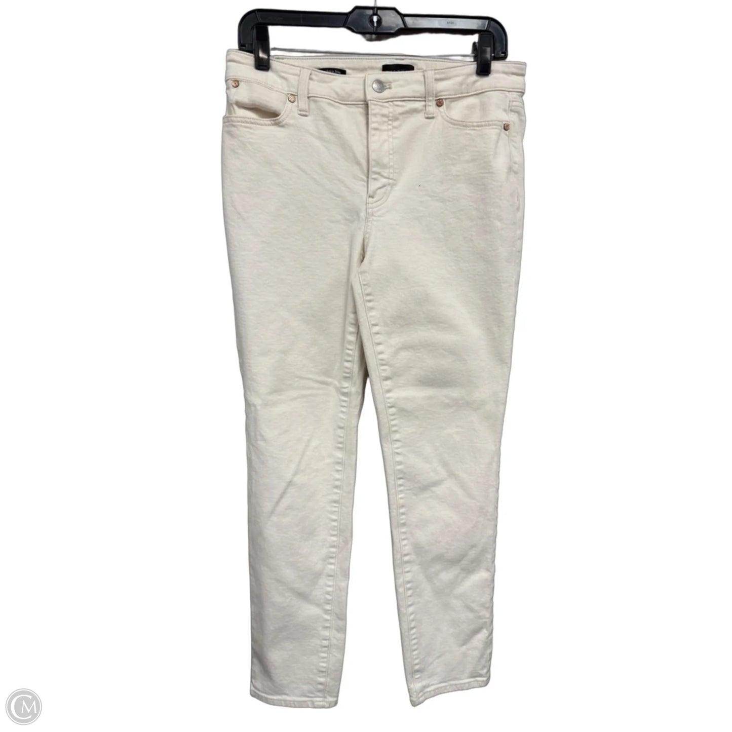Jeans Skinny By Talbots In Cream, Size: 6