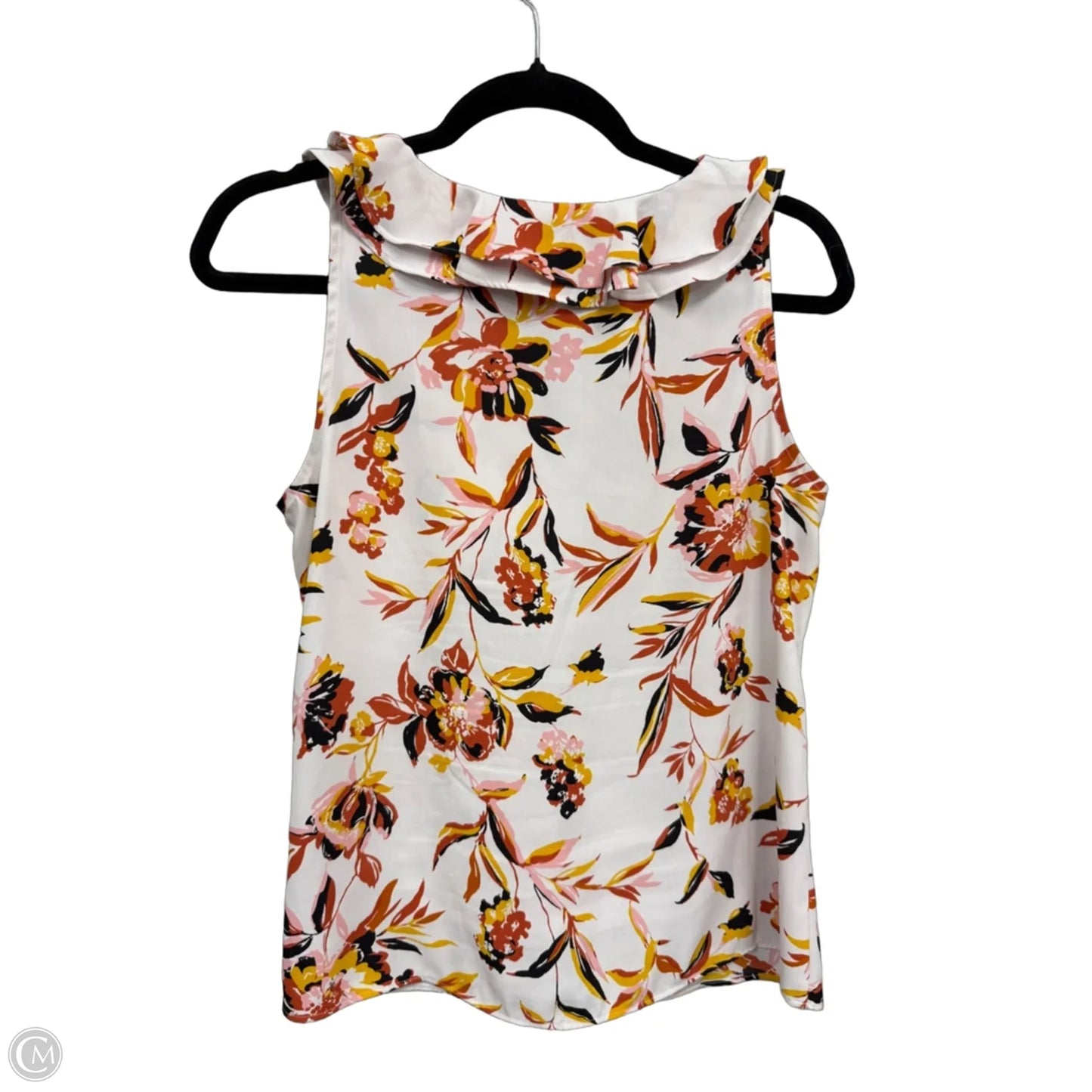 Top Sleeveless By White House Black Market In Gold & Pink, Size: Xs