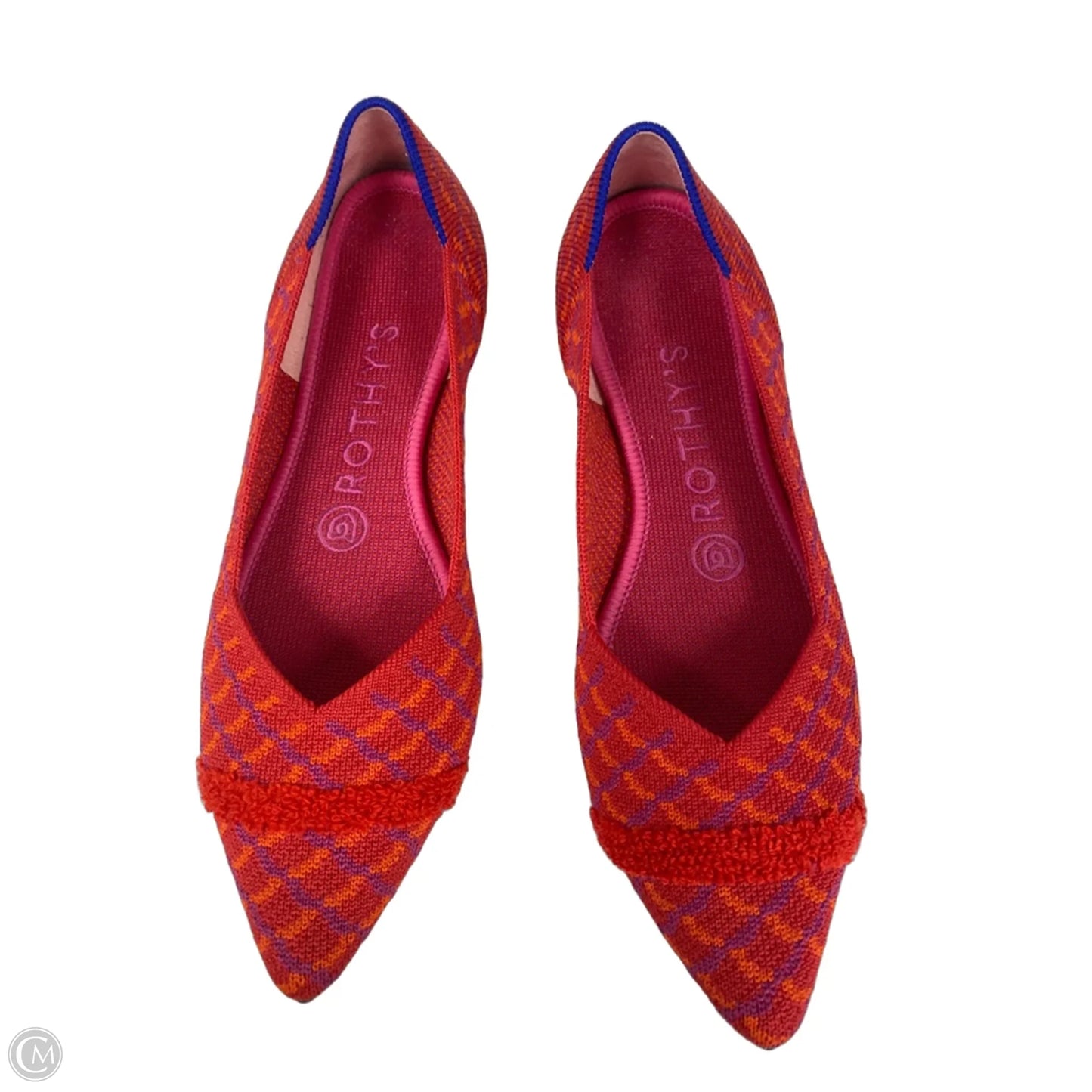 Shoes Athletic By Rothys In Orange & Red, Size: 6.5