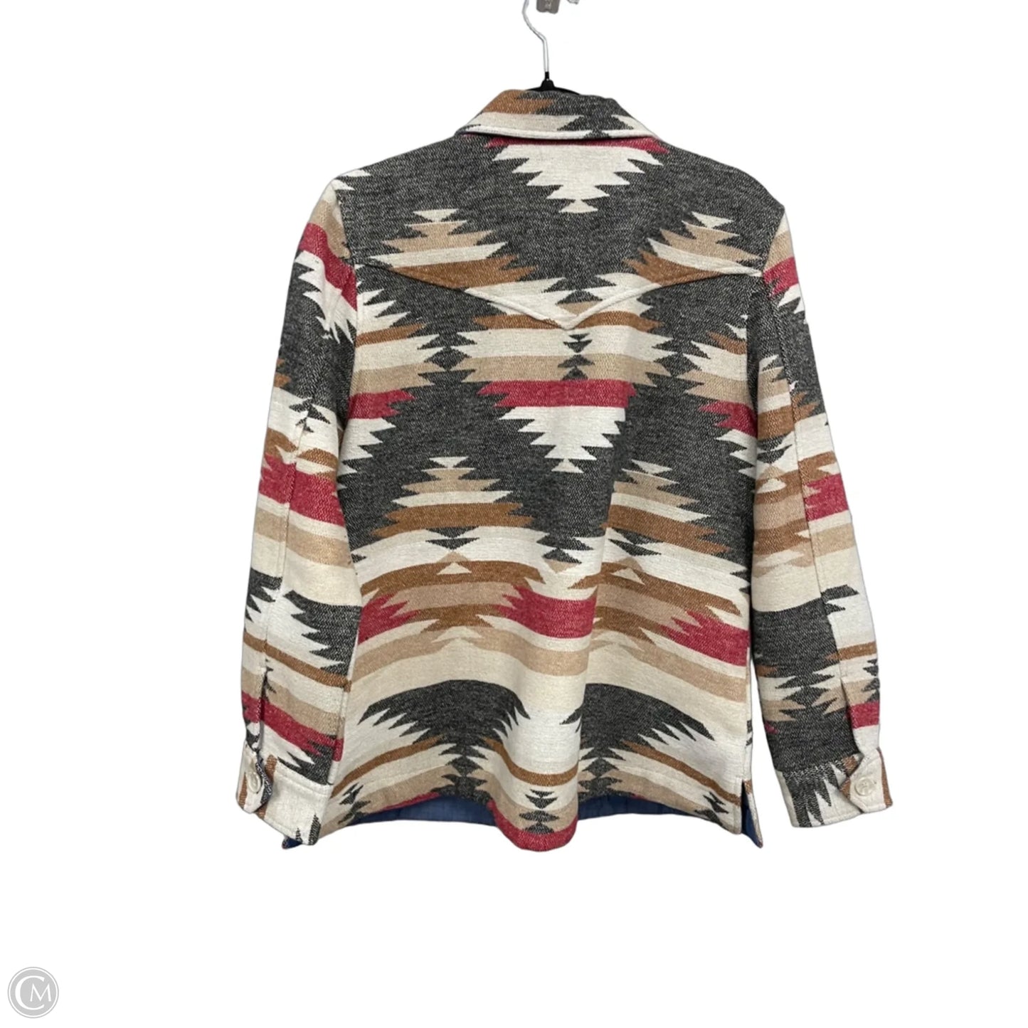 Jacket Shirt By Idyllwind In Black & Tan, Size: L
