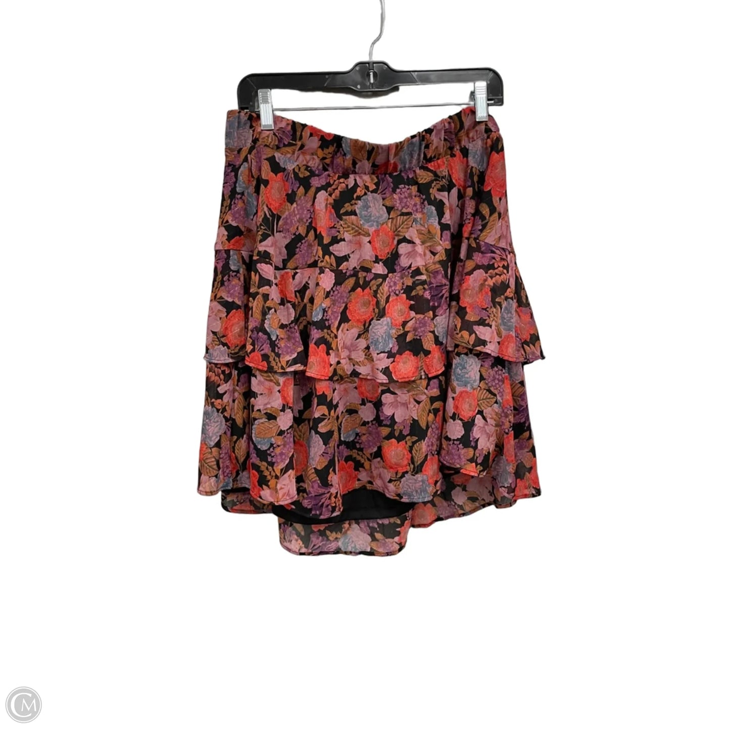 Skirt Mini & Short By Torrid In Black & Orange, Size: 2x