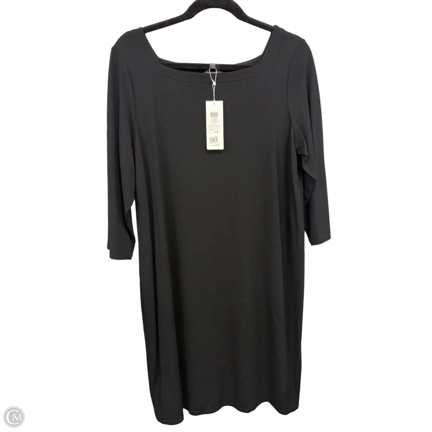 Dress Casual Short By Eileen Fisher In Black, Size: L