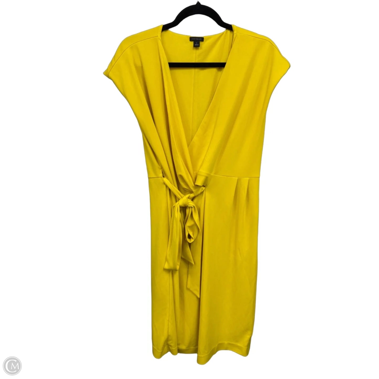 Dress Casual Short By Ann Taylor In Yellow, Size: 0