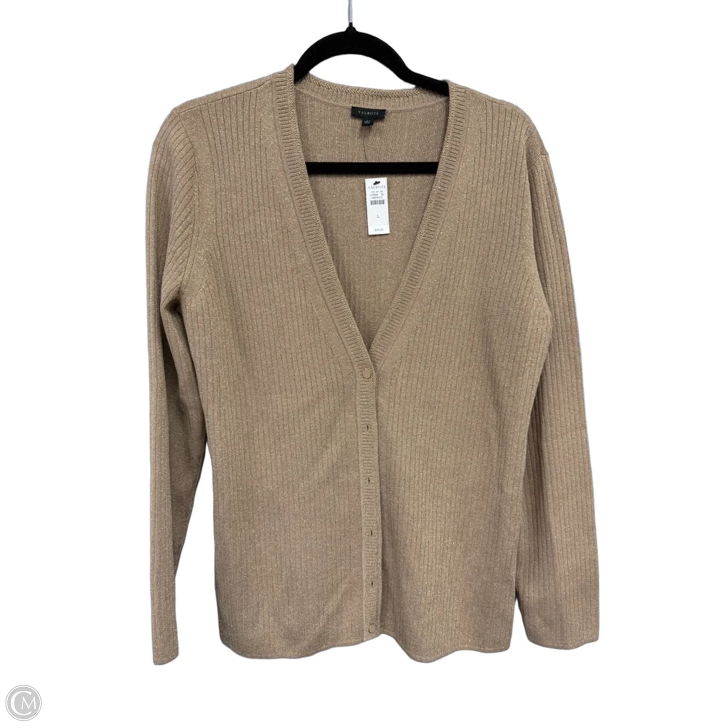 Cardigan By Talbots In Gold, Size: L