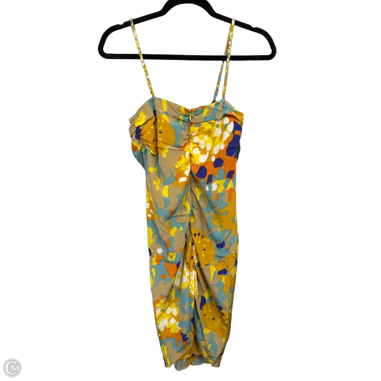 Dress Designer By Diane Von Furstenberg In Blue & Gold, Size: 4
