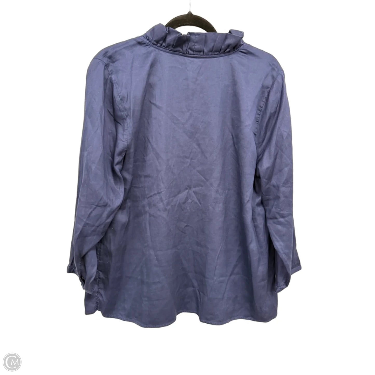 Top Long Sleeve By Crown And Ivy In Navy, Size: Xl