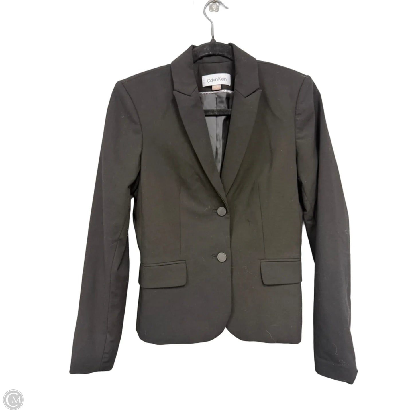 Blazer By Calvin Klein In Black, Size: 2