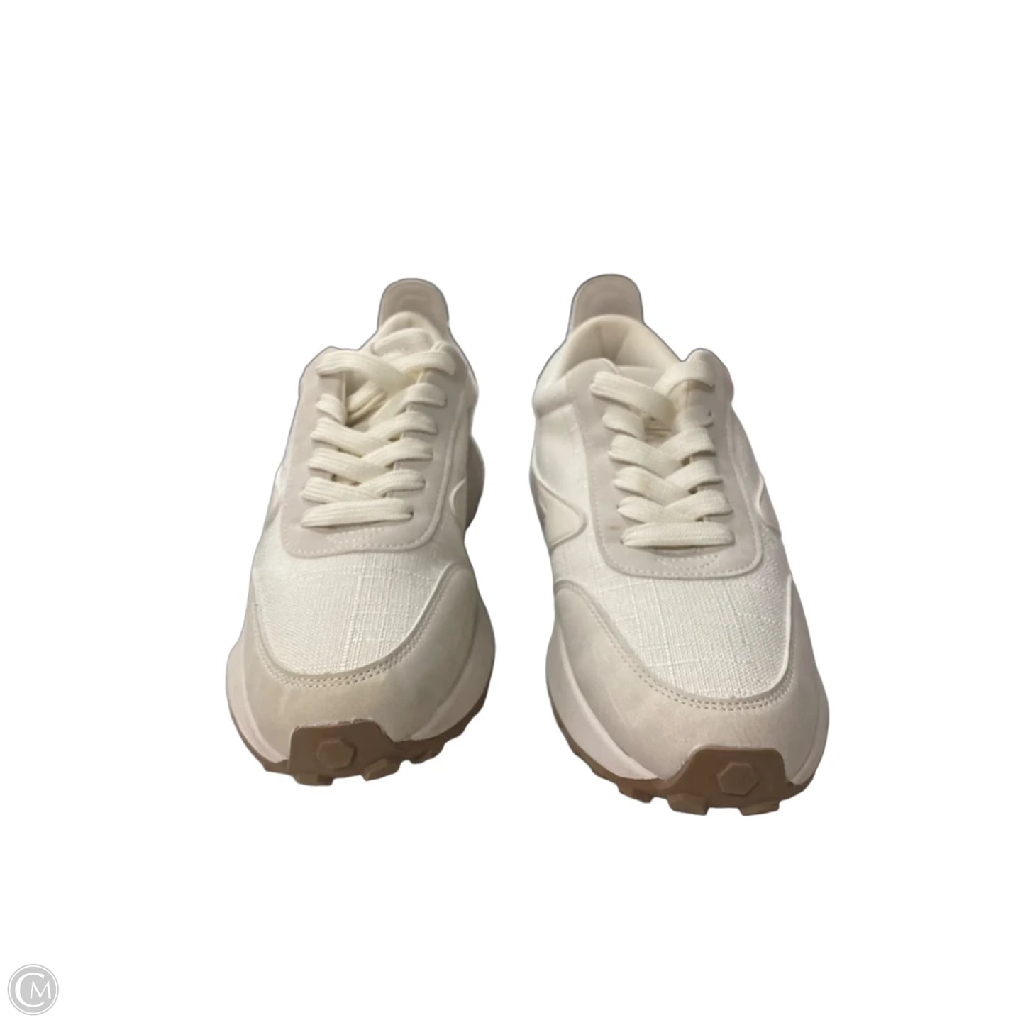 Shoes Athletic By On Cloud In Green & Grey, Size: 9.5