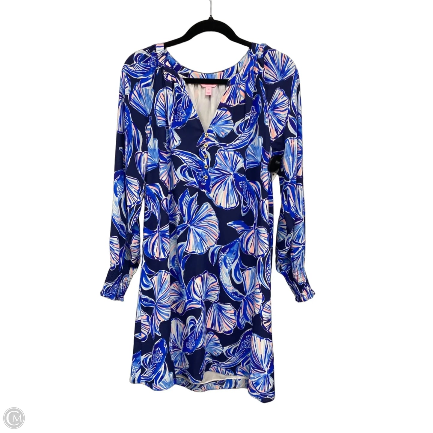 Dress Designer By Lilly Pulitzer In Blue & Pink, Size: M