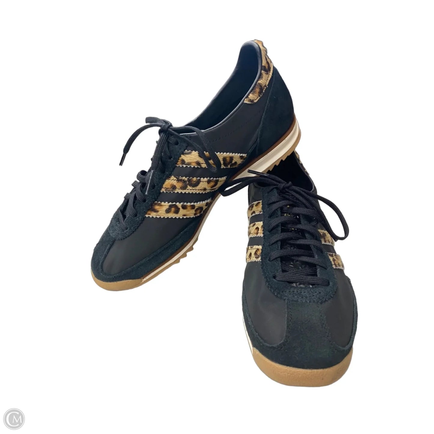 Shoes Sneakers By Adidas In Black & Tan, Size: 7