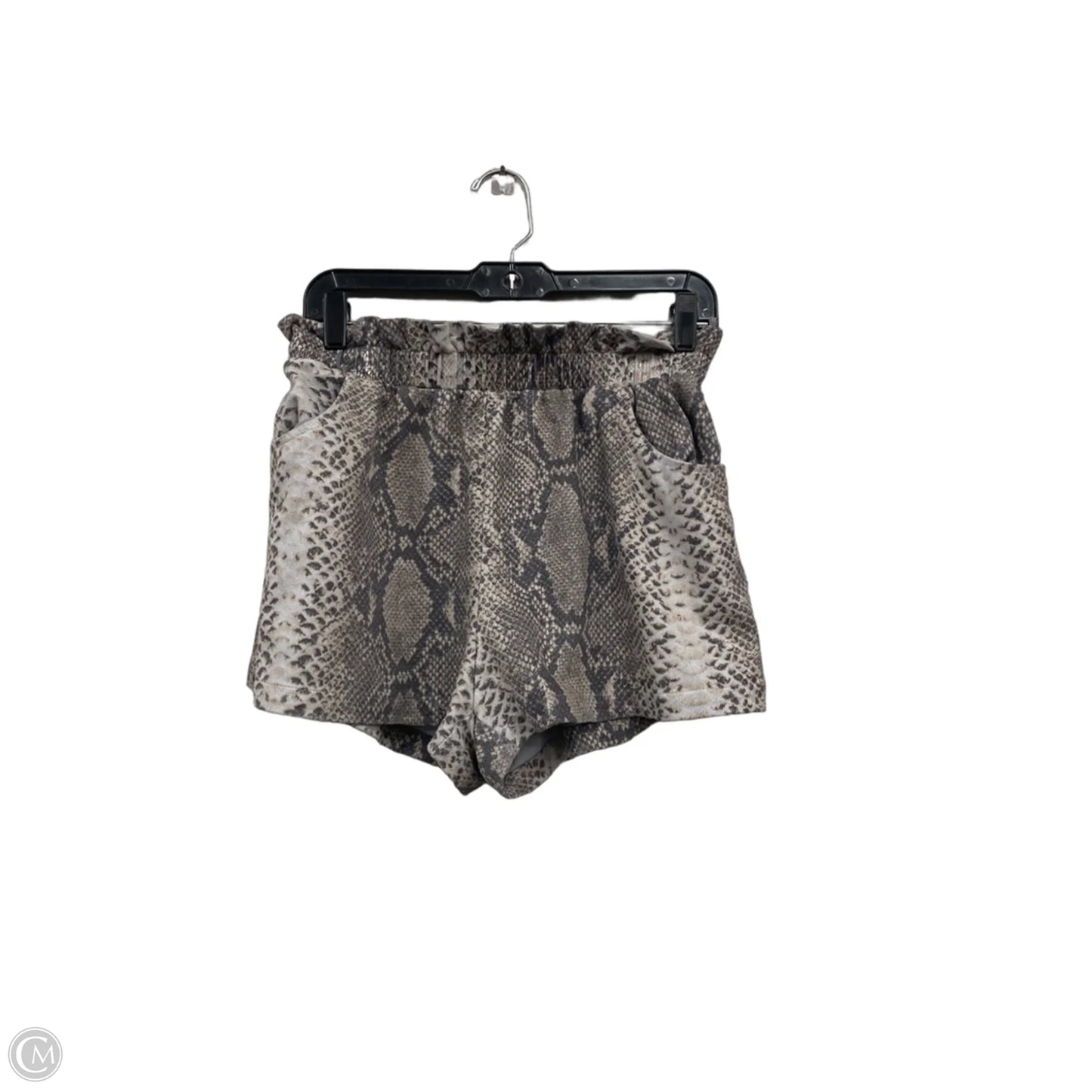 Shorts By Entro In Grey & Tan, Size: L