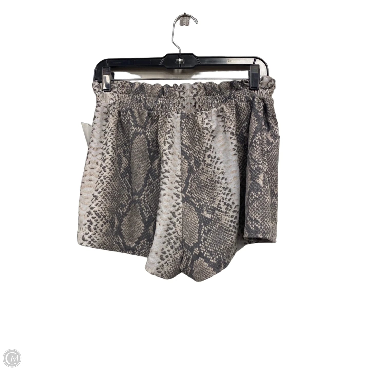 Shorts By Entro In Grey & Tan, Size: L
