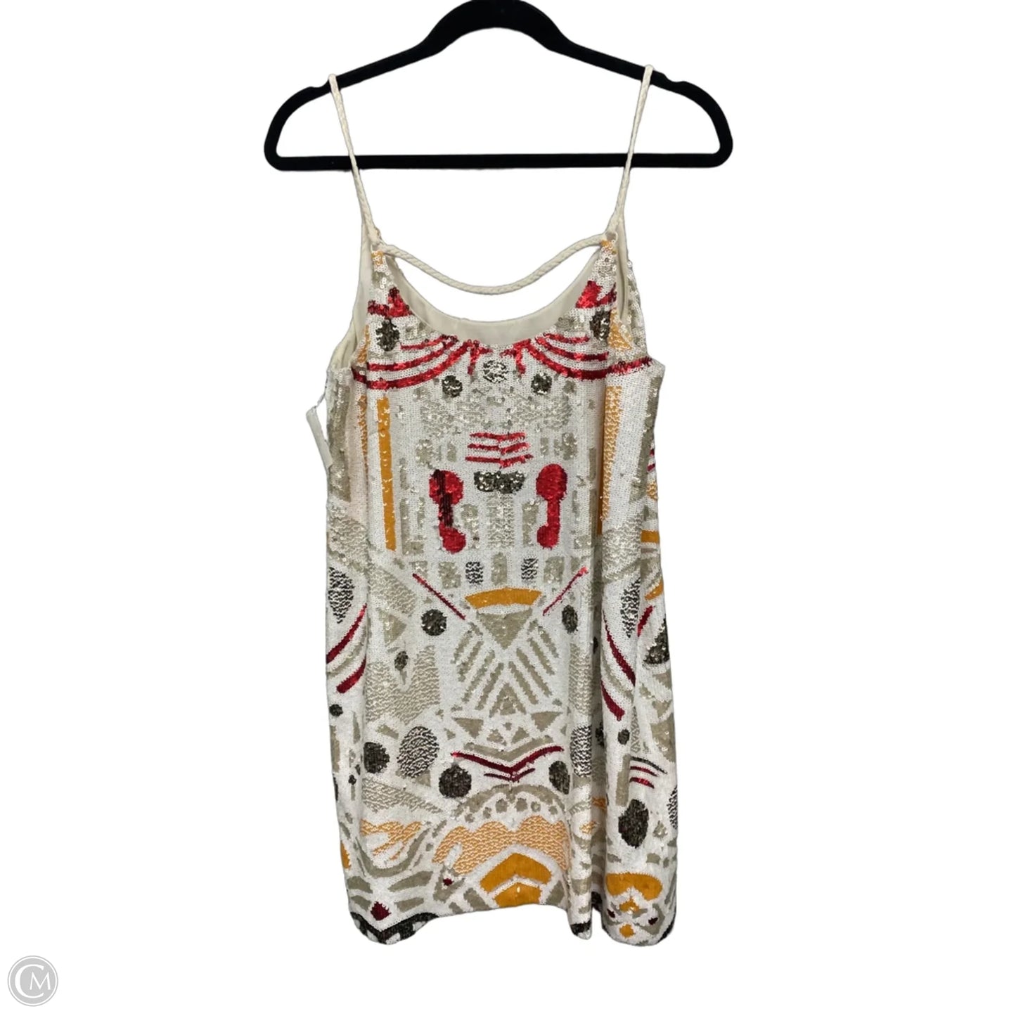 Dress Casual Short By French Connection In Cream & Red, Size: 8
