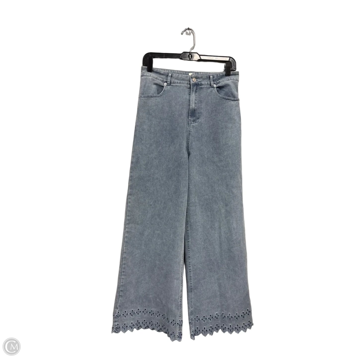 Pants Wide Leg By Entro In Blue, Size: M